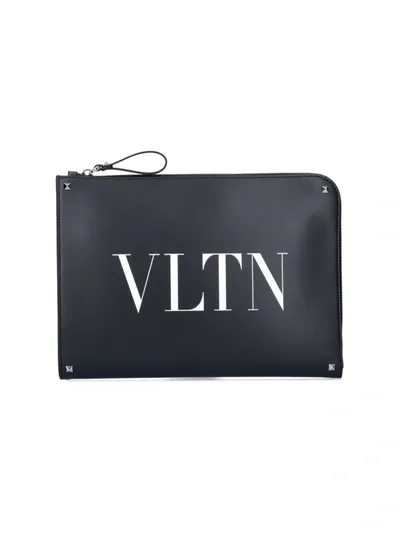 Valentino Garavani Women Vltn Pouch In Black