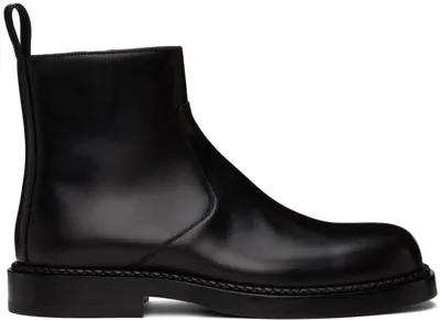 Bottega Veneta Strut Ankle Boots In Black