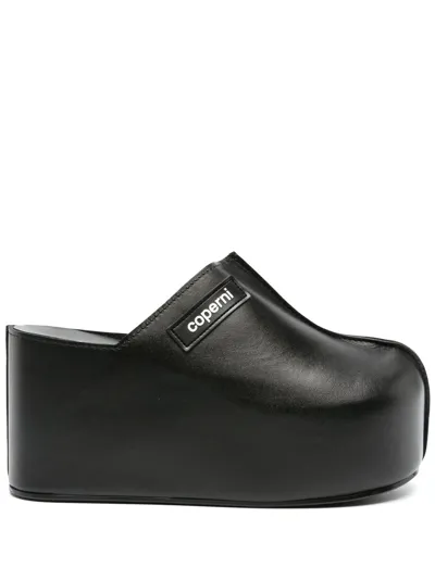 Coperni Blanded Clogs In Black