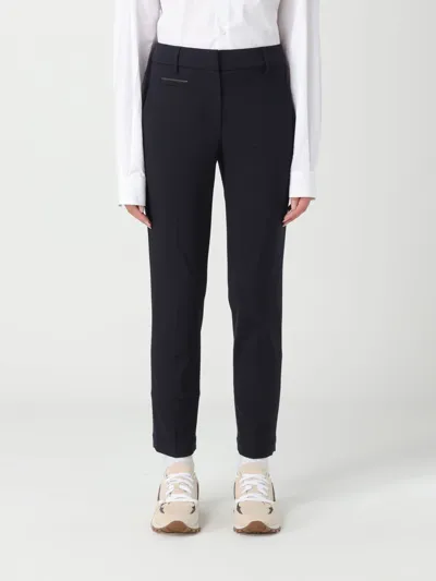 Brunello Cucinelli Trousers  Woman In Blue