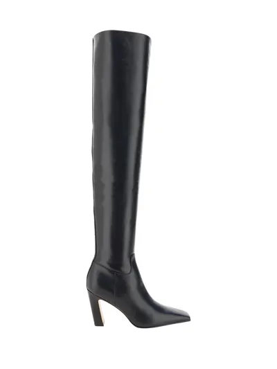 Khaite Marfa Classic Thigh High Boot In Black