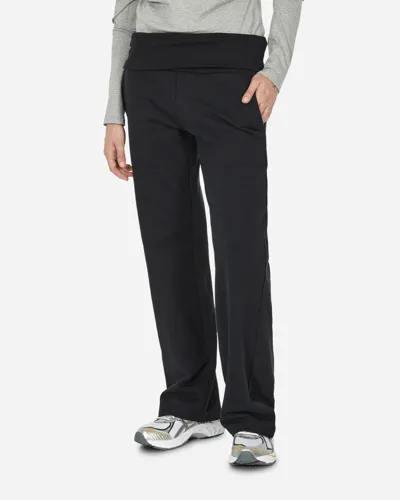 Mainline:rus/fr.ca/de Rib Waistband Sweatpants In Black