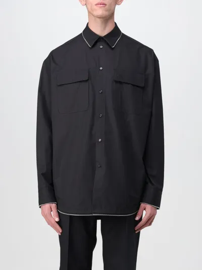 Off-white Shirt  Men In Black