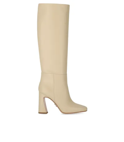 Sergio Levantesi Viola Cream High Boot In White