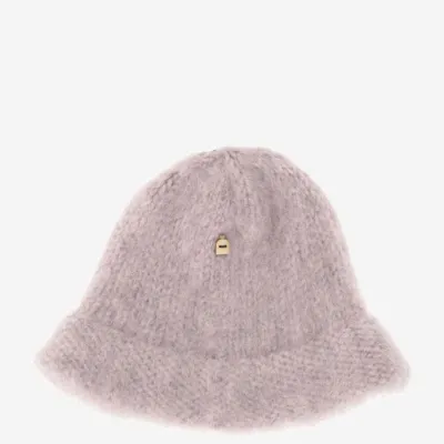 Myssy Wool Bucket Hat In Rosa /nero