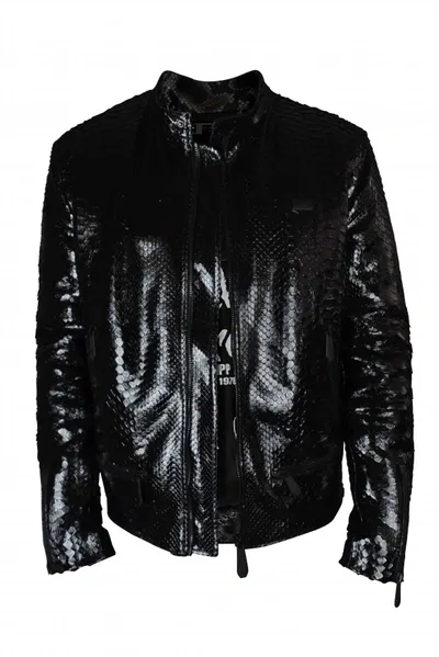 Philipp Plein Biker Jacket In Black