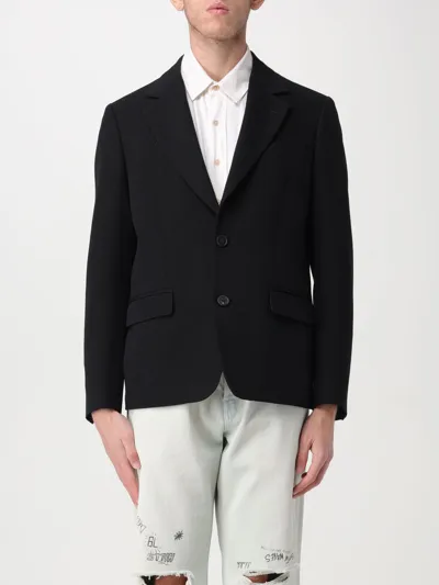 Golden Goose Deluxe Brand Single Breasted Tailored Blazer In Black