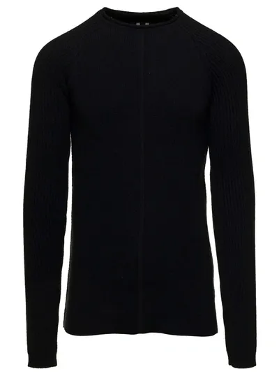 Rick Owens Pull Knit Crewneck In Black