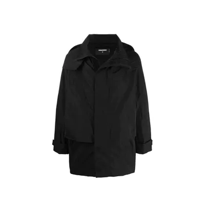 Dsquared2 Windbreaker Jacket In Black