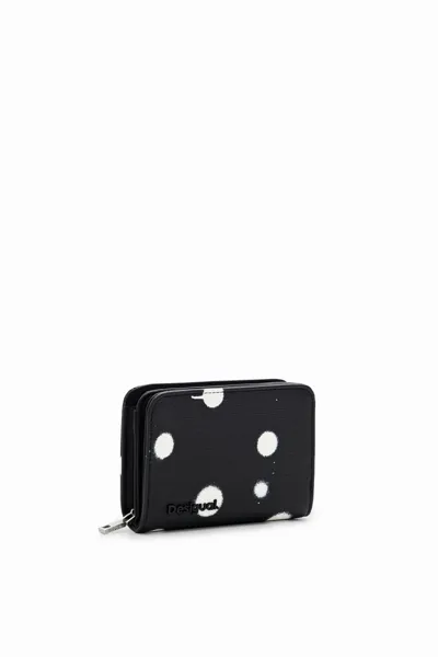 Desigual S Droplets Wallet In Black