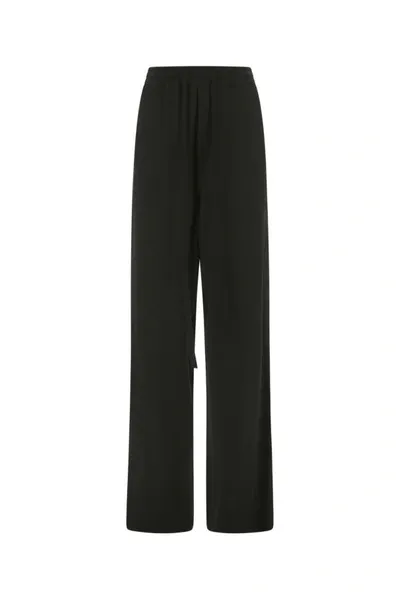 Ann Demeulemeester Woman Black Crepe Pant