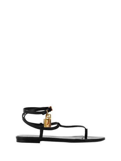 Tom Ford Sandals In Black