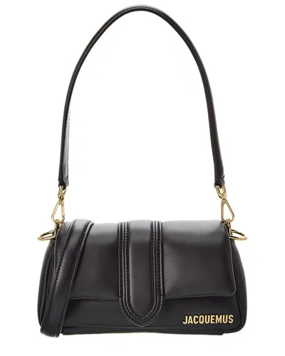 Jacquemus Le Petit Bambimou Leather Shoulder Bag In Black