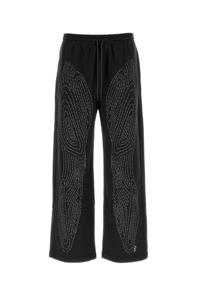 Off-white Body Stitch Track Pants In Black