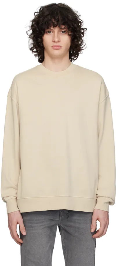 Ksubi Beige 4x4 Biggie Sweatshirt In Tan