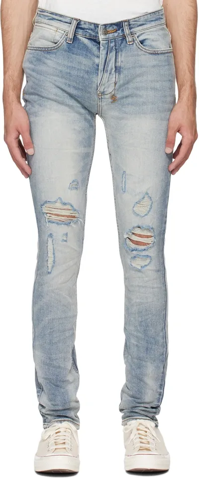 Ksubi Blue Van Winkle Jeans In Denim