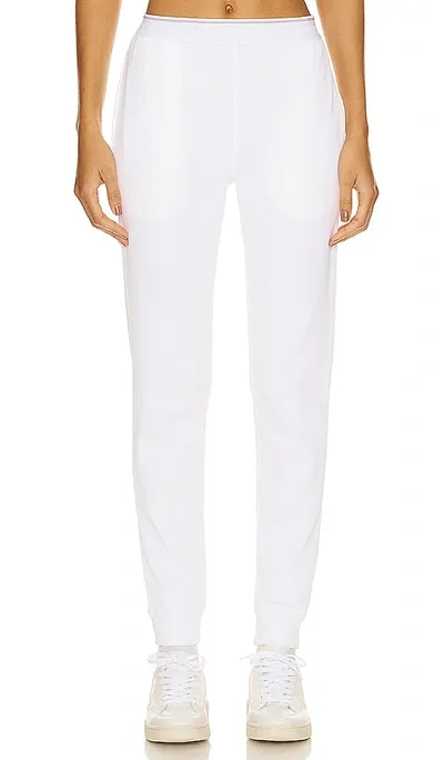 Alexander Wang Waffle Jogger Pant In White