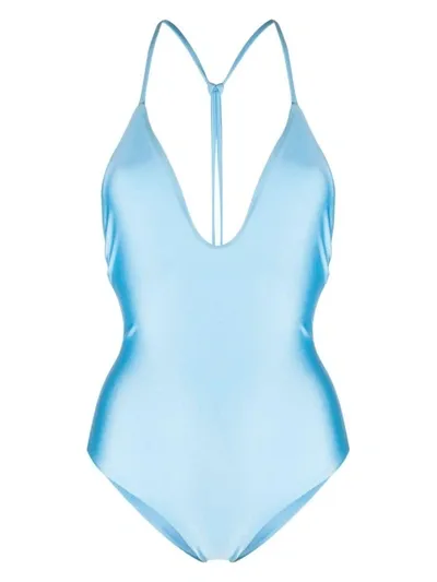 Jade Swim Micro All In One Swimsuit In Blue