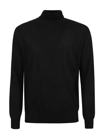 Ballantyne T Neck Pullover In Black