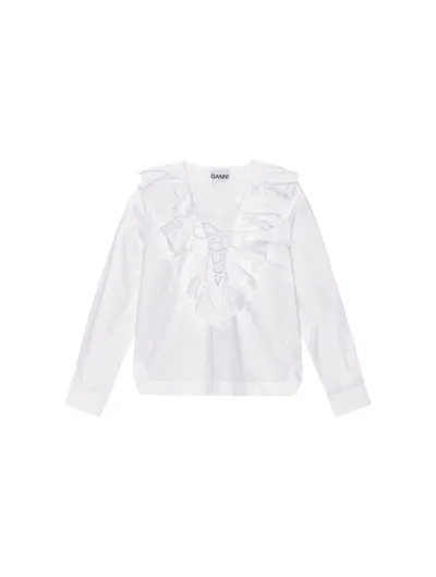 Ganni Shirt In White