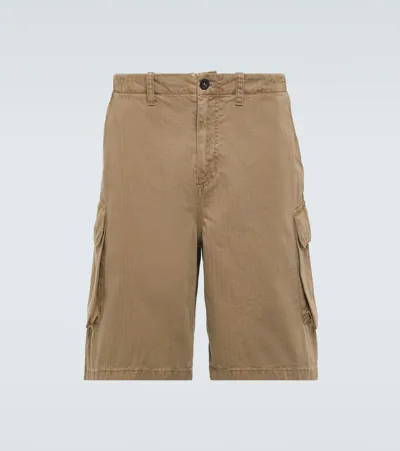 Our Legacy Mount Shorts Uniform Olive Herringbone