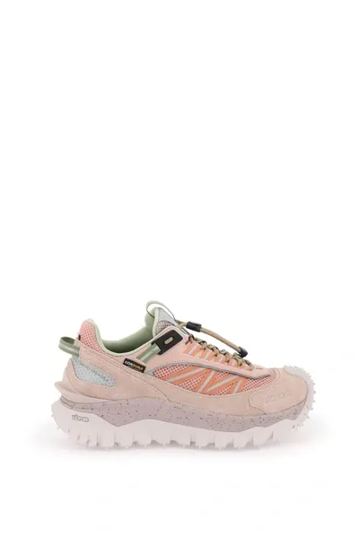 Moncler Trailgrip Sneakers In Pink