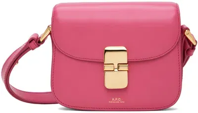 Apc Pink Grace Mini Bag In Fuchsia