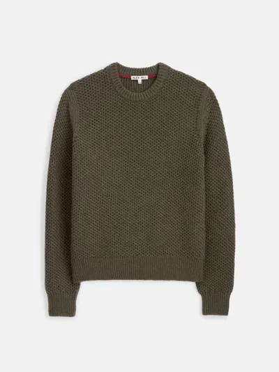 Alex Mill Benji Crew Neck Sweater In Heather Olive