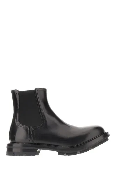 Alexander Mcqueen Boots  Men In Black