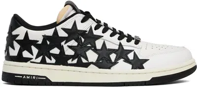 Amiri White & Black Stars Low Sneakers