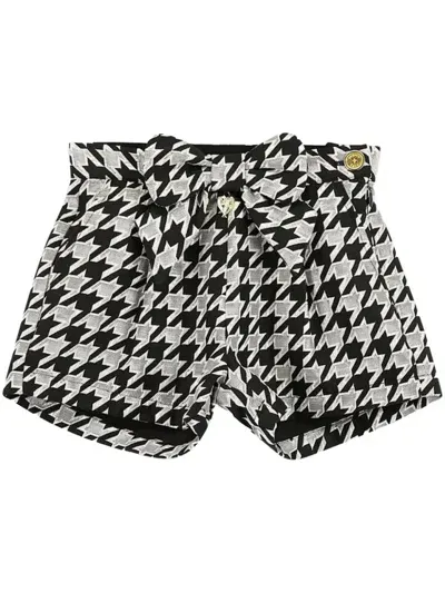 Angel's Face Kids' Geometric-print Shorts In Black