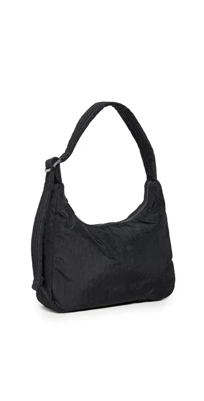 Baggu Mini Nylon Shoulder Bag In Black