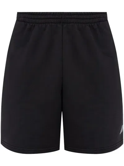 Balenciaga Logo-print Shorts In Black