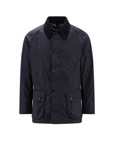 Barbour Ashby Wax Jacket In Blue