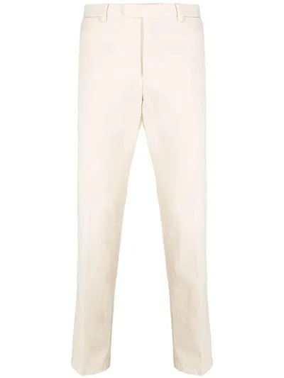 Boglioli Straight-leg Chino Trousers In White