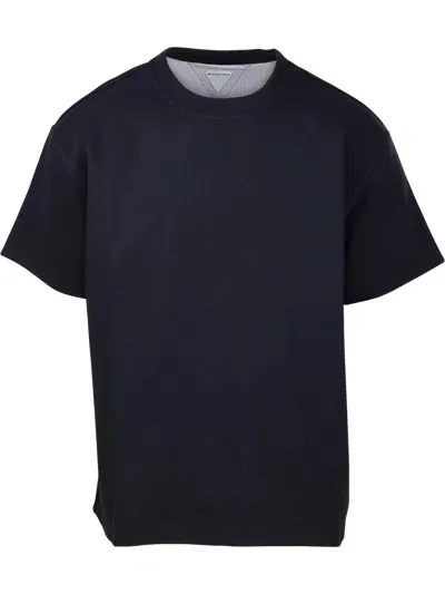 Bottega Veneta Crewneck Short-sleeved T-shirt In Shadow