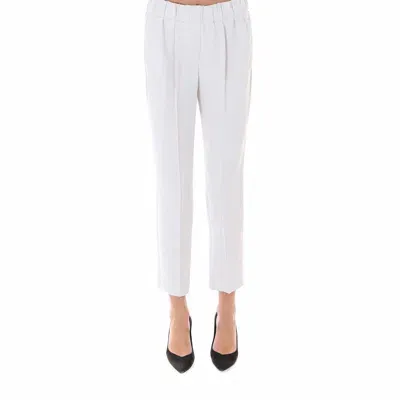 Brunello Cucinelli Cropped Trousers In Yellow