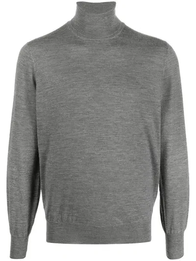 Brunello Cucinelli Turtle-neck Sweater In Grey