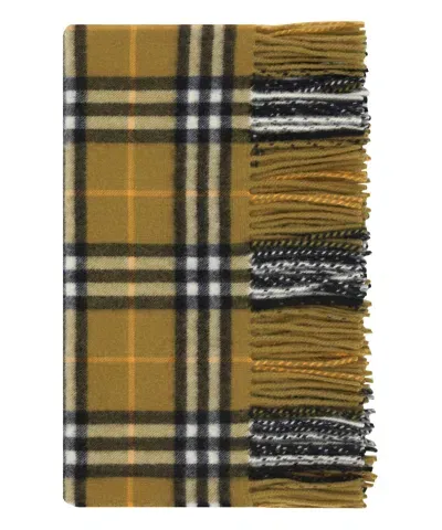 Burberry Happy Cashmere Scarf In Brown