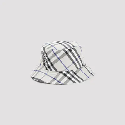 Burberry White Recycled Polyester Bucket Hat