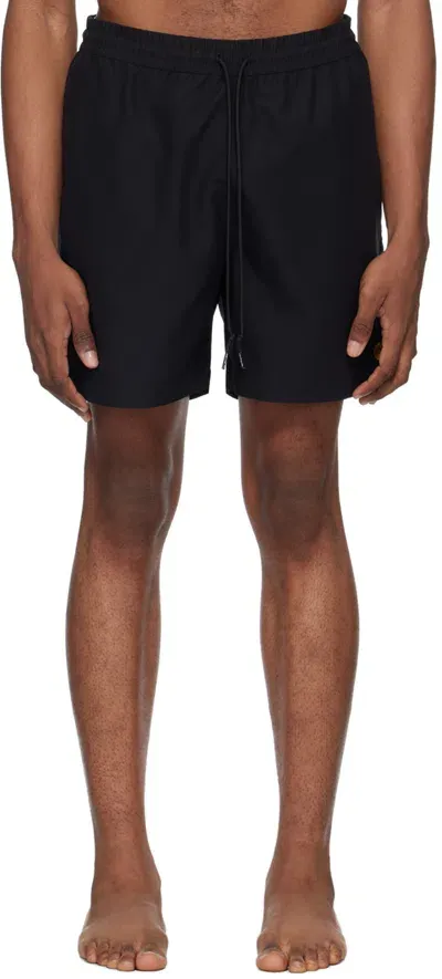 Carhartt Drawstring Swim Shorts In Black