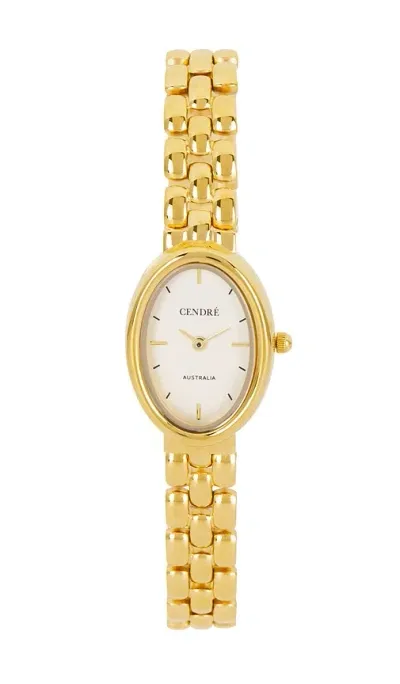 Cendré Phoebe Watch In Metallic Gold