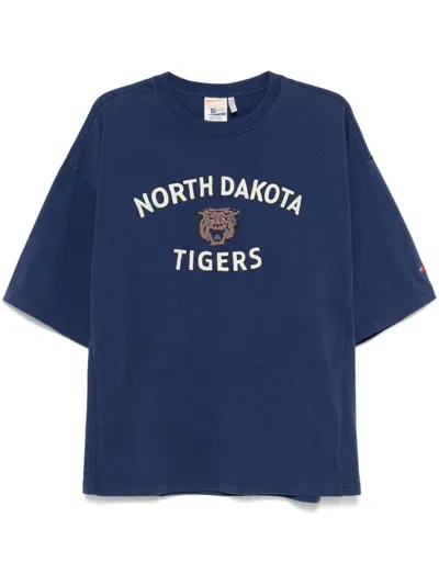 Champion North Dakota Tigers-print T-shirt In Blue