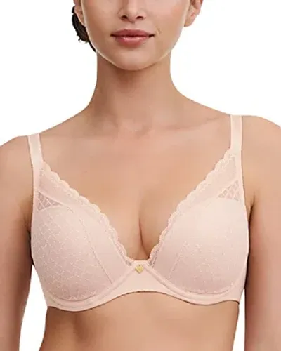 Chantelle Norah Plunge Underwire T-shirt Bra In Rose