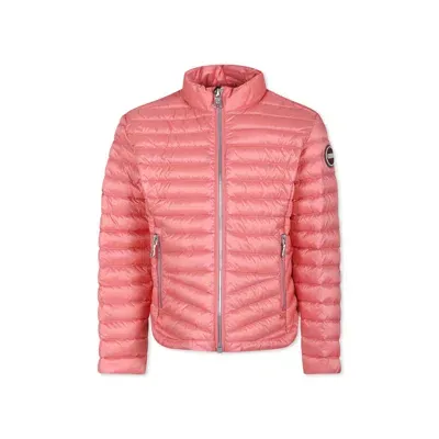 Colmar Kids' Pink Down Jacket For Girl With Logo