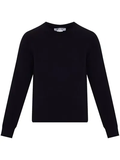 Comme Des Garçons Comme Des Garçons Cashmere Sweater In Black