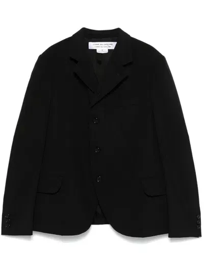 Comme Des Garçons Comme Des Garçons Wool Blazer In Black