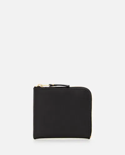 Comme Des Garçons Play Classic Leather Line Wallet In Black