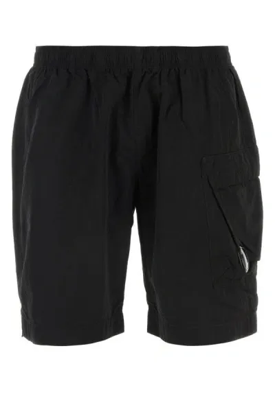 C.p. Company Black Nylon Swimming Shorts