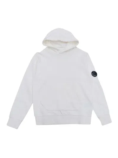 C.p. Company Undersixteen Kids' Hoodie In White